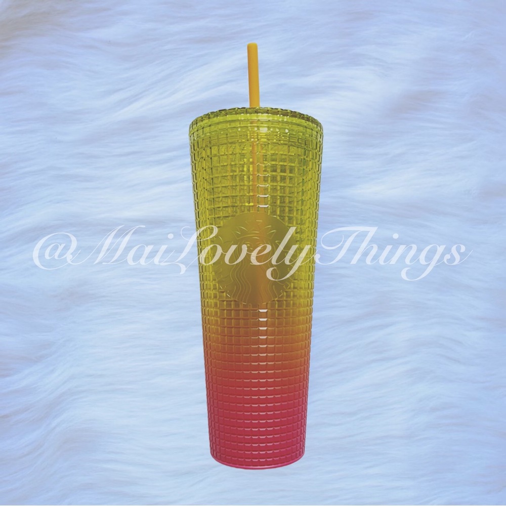 Venti Sunrise Grid Starbucks Tumbler